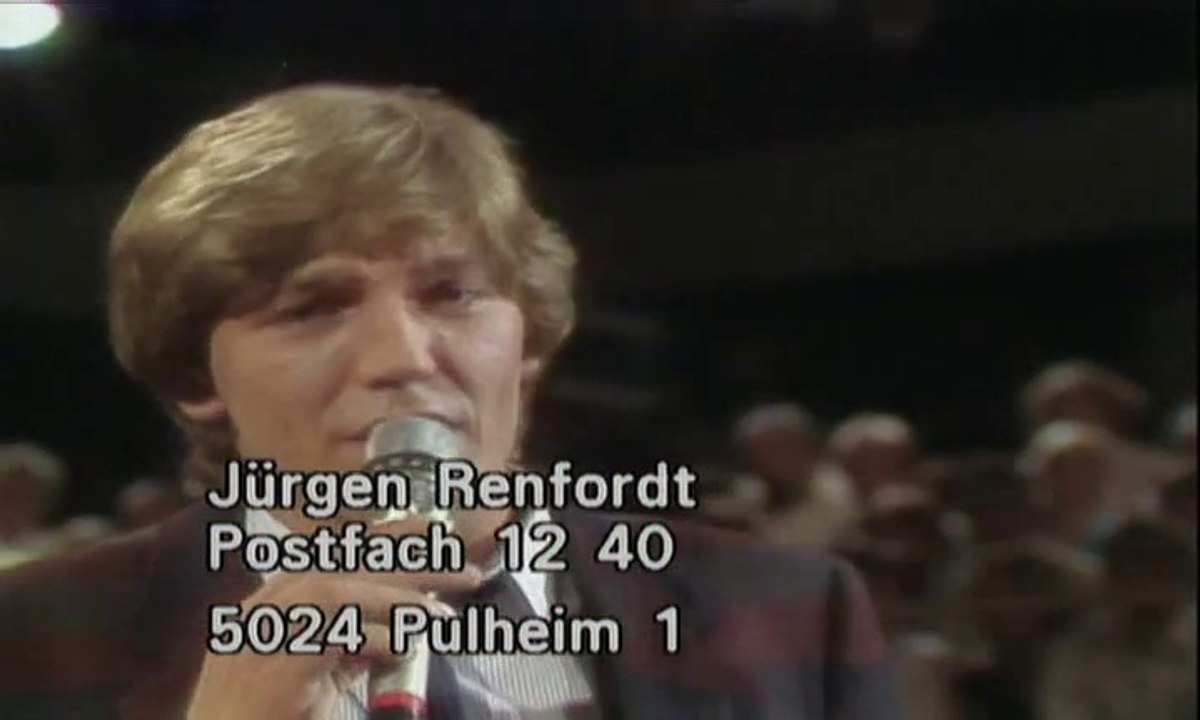 Jürgen Renfordt - Ich bin bei Dir 1982
