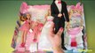 Barbie Wedding Set Barbie and Ken Bride and Groom Dolls Bridesmaids Dolls Barbie Toy Engli