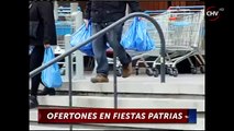 Compradores disputaron a codazos y golpes ofertas de carne de un supermercado CHV Noticias