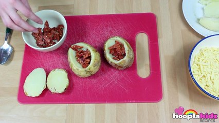 How To Make Easy Stuffed Potatoes With Cheese & Fried Onions