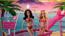 Barbie Glam Pool Unboxing Shopkins Pool Party