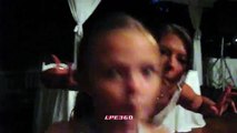 Bride Smacked by a Little Girl Dancing at a Wedding