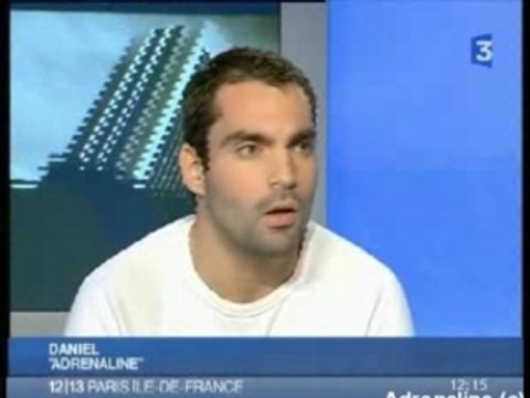 Adrenaline Journal France3 art du déplacement/parkour