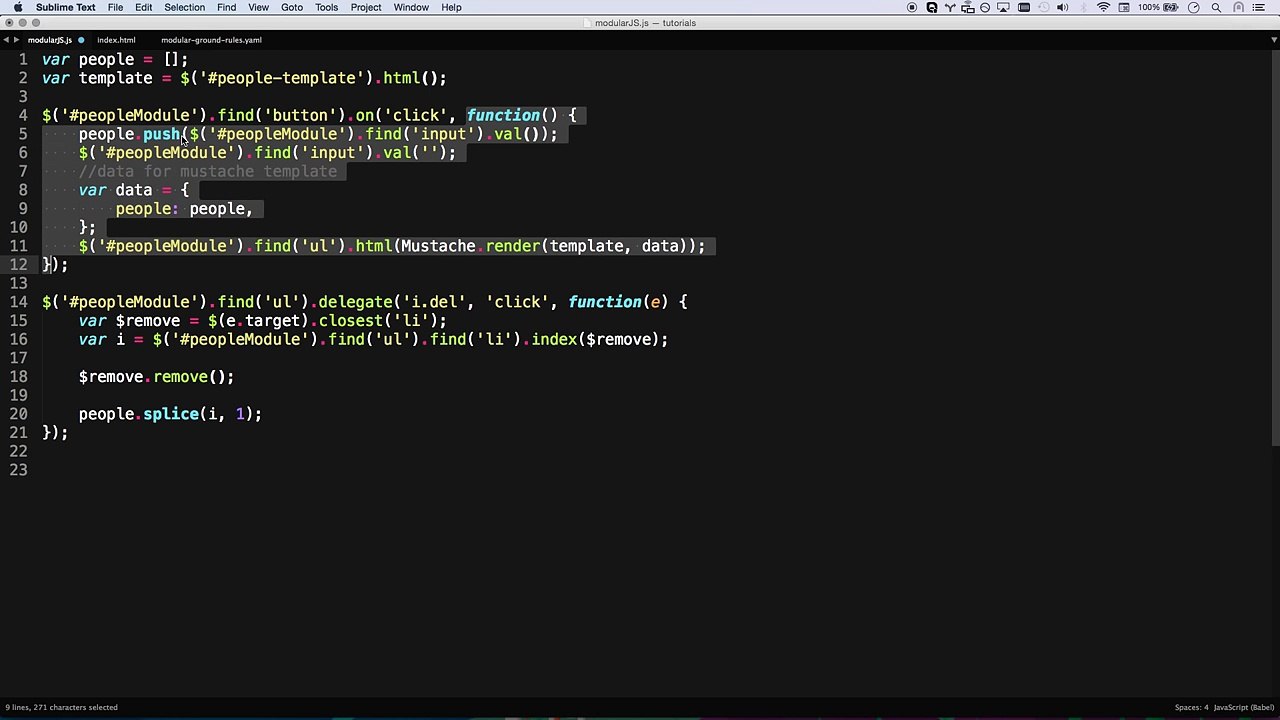Amazify - Modular Javascript - Javascript Tutorial on the Object Literal Pattern