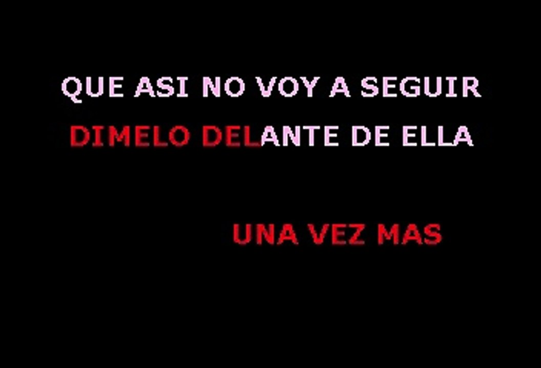 DIMELO DELANTE DE ELLA - PIMPINELA