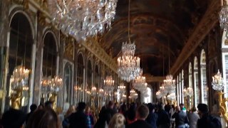 Inside the Palace of Versailles, France