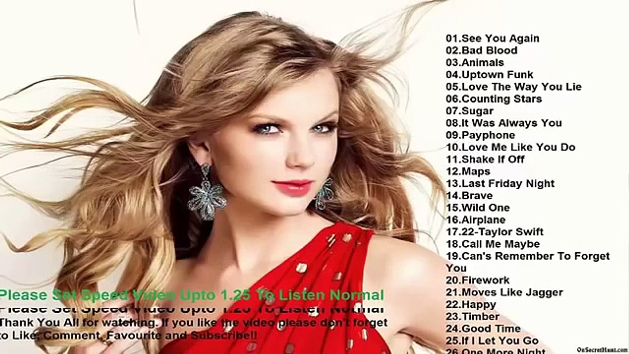 Koleksi Lagu Barat Oktober 2015 - Lagu Barat Terbaru 2015 - Lagu Barat Terpopuler #2