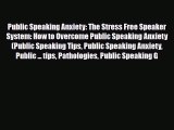 Public Speaking Anxiety: The Stress Free Speaker System: How to Overcome Public Speaking Anxiety