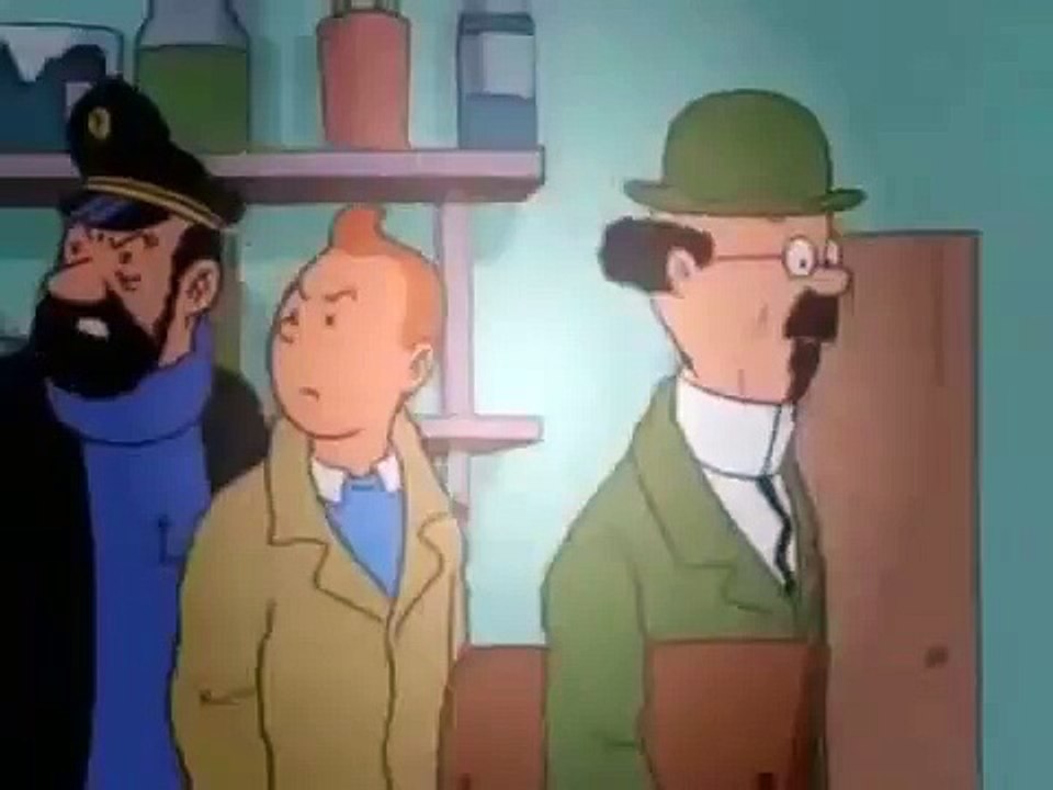 les aventures de tintin en francais dessin anime -  Le trésor de Rackam le rouge