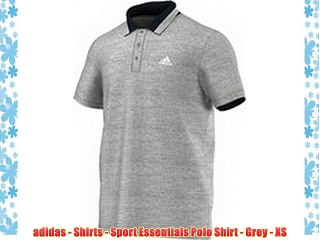 adidas - Shirts - Sport Essentials Polo Shirt - Grey - XS