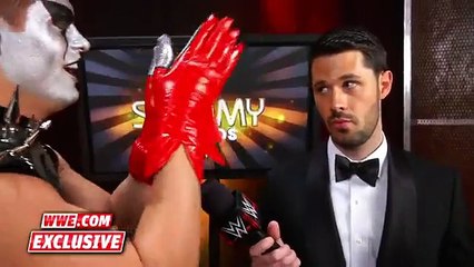 Stardust steals Stephen Amell's Slammy Award_ Raw Fallout, December 21, 2015