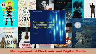Download  Management of Electronic and Digital Media PDF Free
