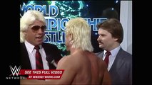 WWE Network׃ Ron Garvin issues a challenge to Ric Flair׃ NWA Wrestling, Dec. 21, 1985
