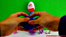 Peppa Pig Play Doh Shopkins Kinder Surprise My Little Pony Dora Surprise Eggs StrawberryJamToys