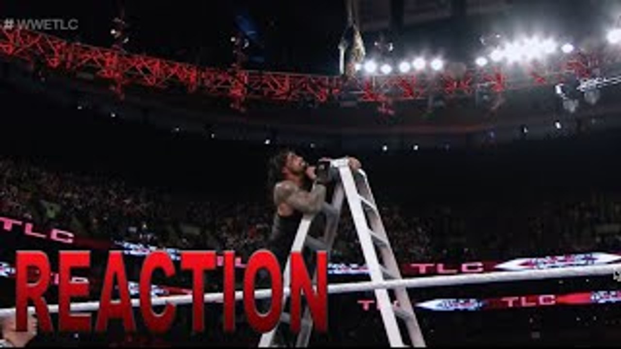LIVE REACTION Roman Reigns vs Sheamus - WWE TLC 2015 #WWETLC