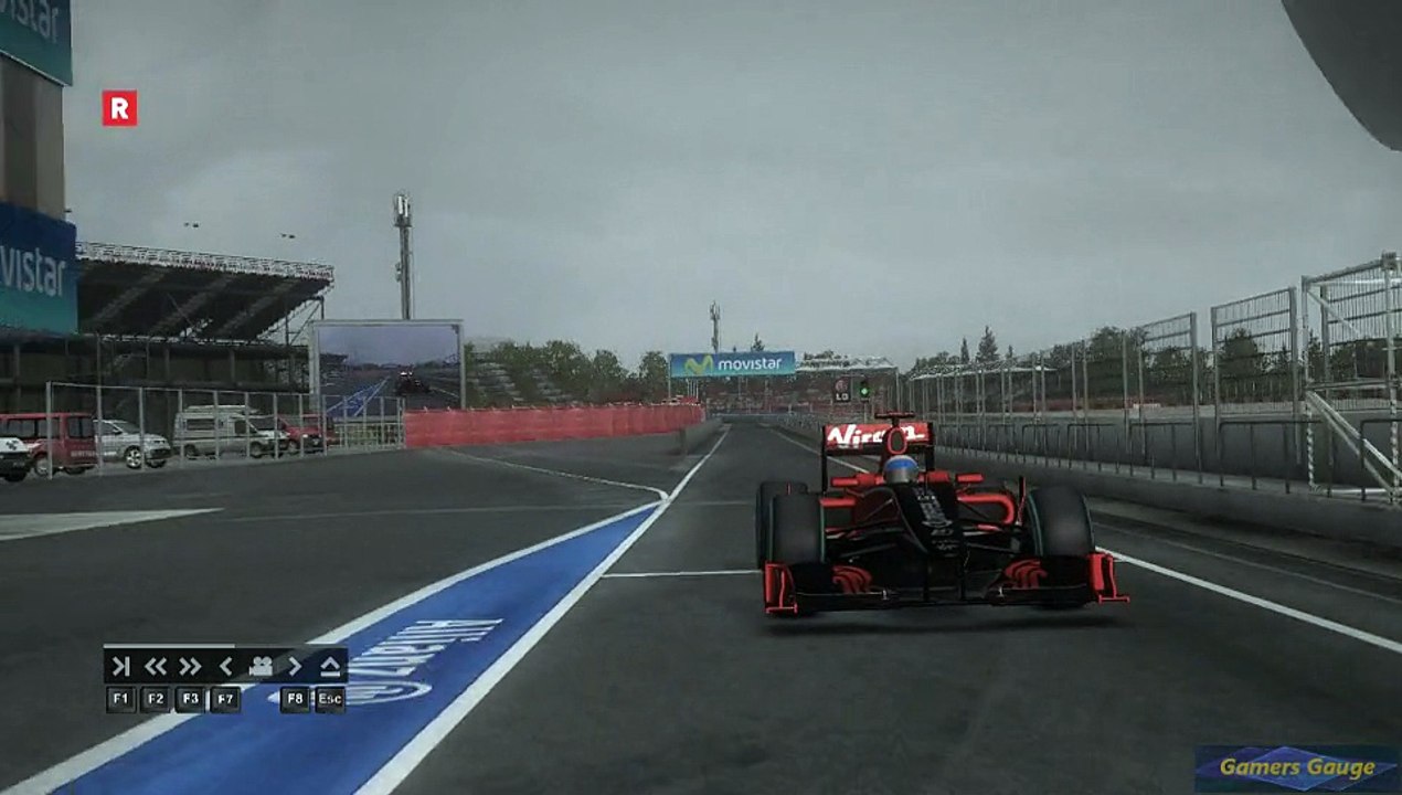 F1 2010 - S1 R5 Catalunya race replay