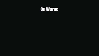 On Warne [PDF Download] Online