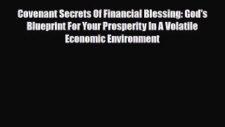 Covenant Secrets Of Financial Blessing: God's Blueprint For Your Prosperity In A Volatile Economic