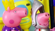 Peppa Pig George e Família Real Se Arrumam para o Baile Encantado em Português. Novelinha #Parte 1