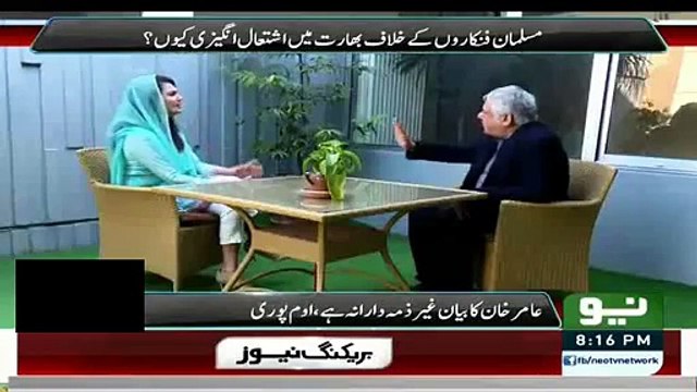 Om Puri Gets Irritated By Reham Khan's Question
