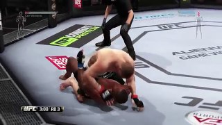 EA SPORTS UFC - FUNNY Knockout GLITCH - Online Ranked Gamepl