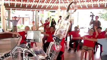 Watch Singapore's robot exercise coach for the elderly - BBC News HD Dailymotion