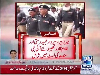 Sindh IG indicted in contempt of court case