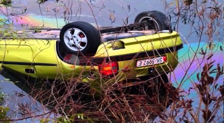 Makina përplaset me bordurat anësore dhe përfundon në lumin Buna, 1 i plagosur