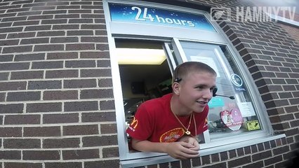 The FART SPRAY PRANK Drive Thru Poop Prank