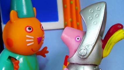 Peppa Pig George e Família Real Se Arrumam para o Baile Encantado em Português. Novelinha #Parte 1