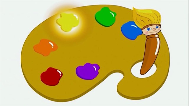 Цвета для малышей: Кисточка Петти ЖЕЛТЫЙ, мультик для детей про цвета