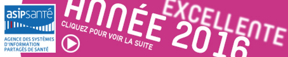 L'ASIP Santé vous souhaite une bonne année 2016