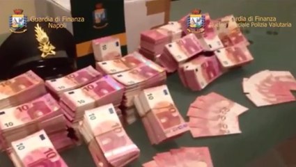 Napoli - sequestrati oltre 500mila euro falsi in banconote da 10