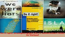 Download  Do it right Strategien gegen die 77 schlimmsten Fehler im Verkauf PDF Online