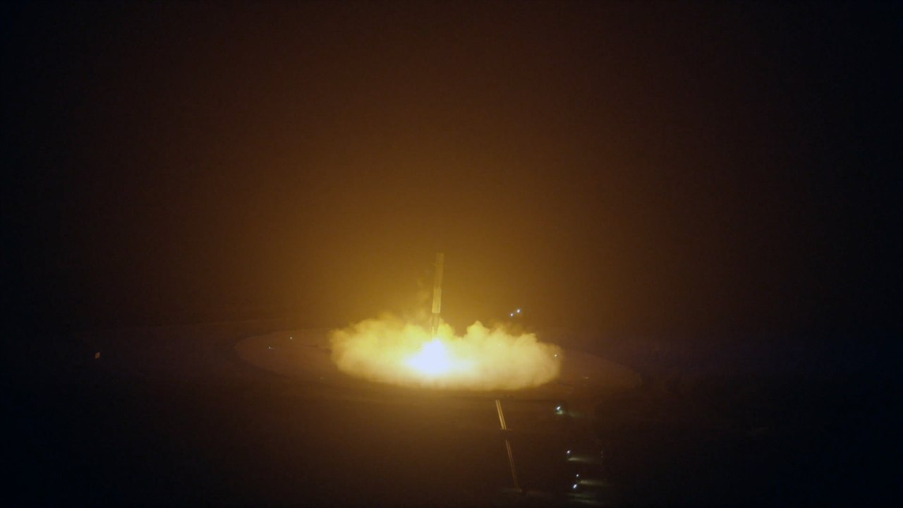 Une fusée de Space X réussit à atterrir après un vol orbital