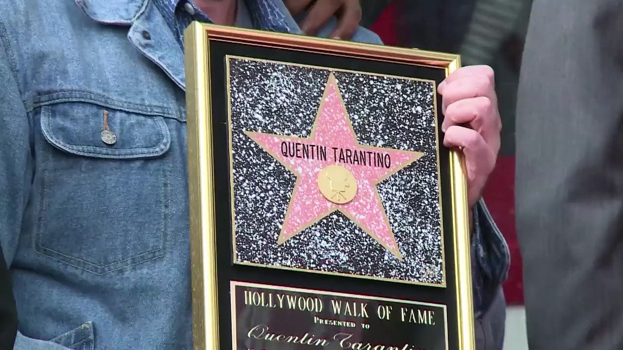 Stern für Quentin Tarantino auf dem Walk of Fame