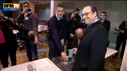 François Hollande rate l'urne