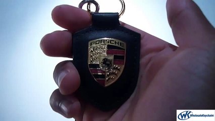 Porsche Keychain & Keyring - Leather