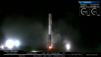 L'atterrissage Historique de la fusée Falcon 9