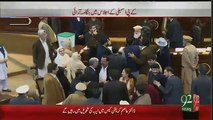 Fight Between Ministers In KPK Assembly