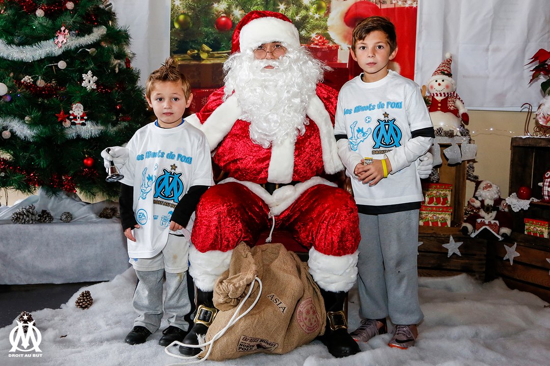 Les Minots de l'OM fêtent Noël