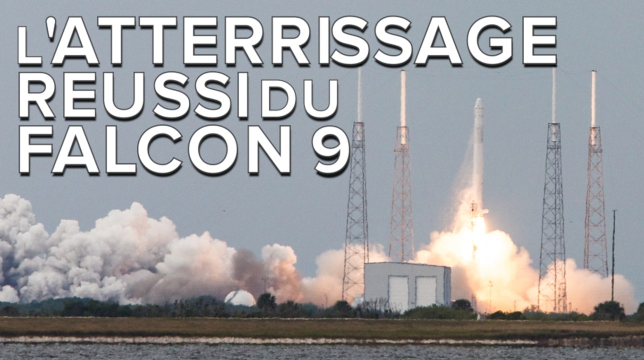 Atterrissage réussi pour le Falcon 9 de SpaceX