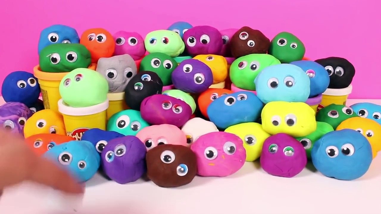 Play Doh Surprise Eggs Peppa Pig Frozen Mickey Mouse Spiderman Minnie Masha Disney Huevos