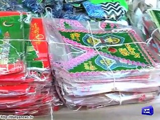 Preparations for Eid Milad-un-Nabi underway.