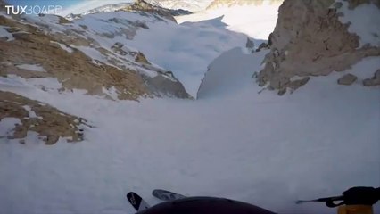 Descente à Ski de folie avec le free rider Aymar Navarro