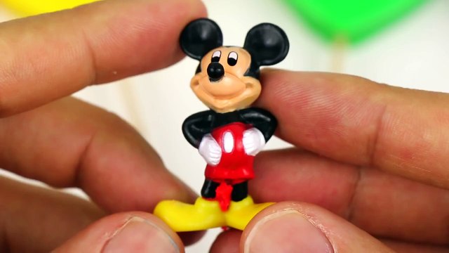 eggs Frozen mickey mouse Play Doh Peppa Pig Surprise eggs lollipops