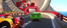 IRON MAN HULKBUSTER and HULK! Insane Race with Custom Disney Pixar Lightning McQueen Cars Colors HD , HD online free 2016