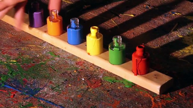 Boya Kutuları Patlama Anı - Ağır Çekim Videoları