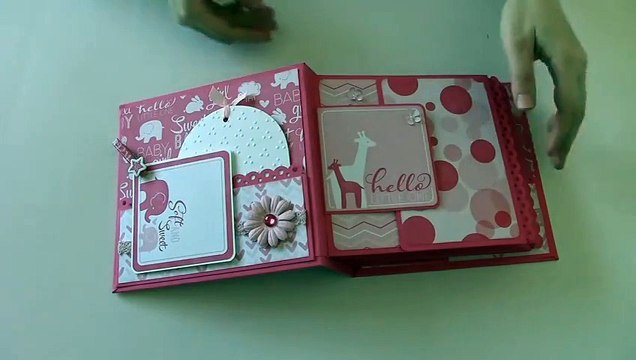 Papercraft Album Da Mafalda - Mini Album Para Bebé (Scrapbooking Baby Girl Album)