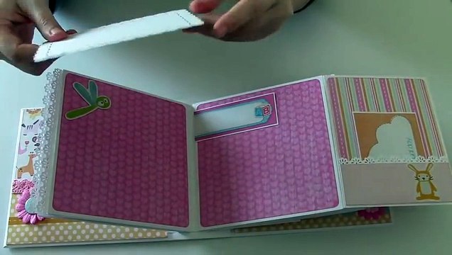 Papercraft Album Da Maria Clara - Mini Album Para Bebé (Scrapbooking Baby Girl Album)
